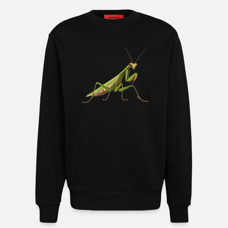 Gottesanbeterinnen Gottesanbeterin - Sweatshirt - made by SPREAD  - SOLID BLACK