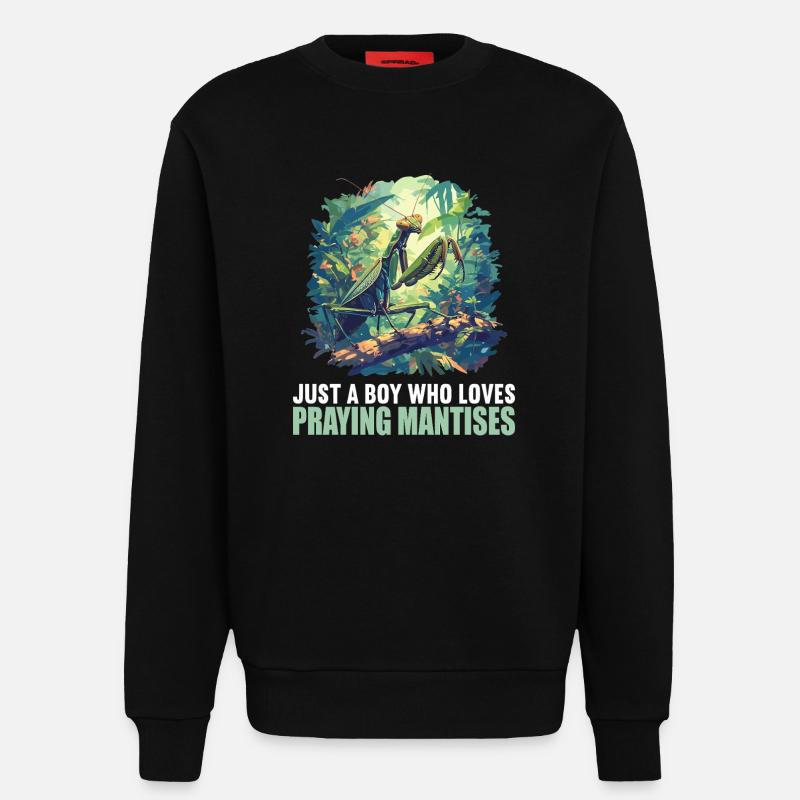 Gottesanbeterinnen Gottesanbeterin - Sweatshirt - made by SPREAD  - SOLID BLACK