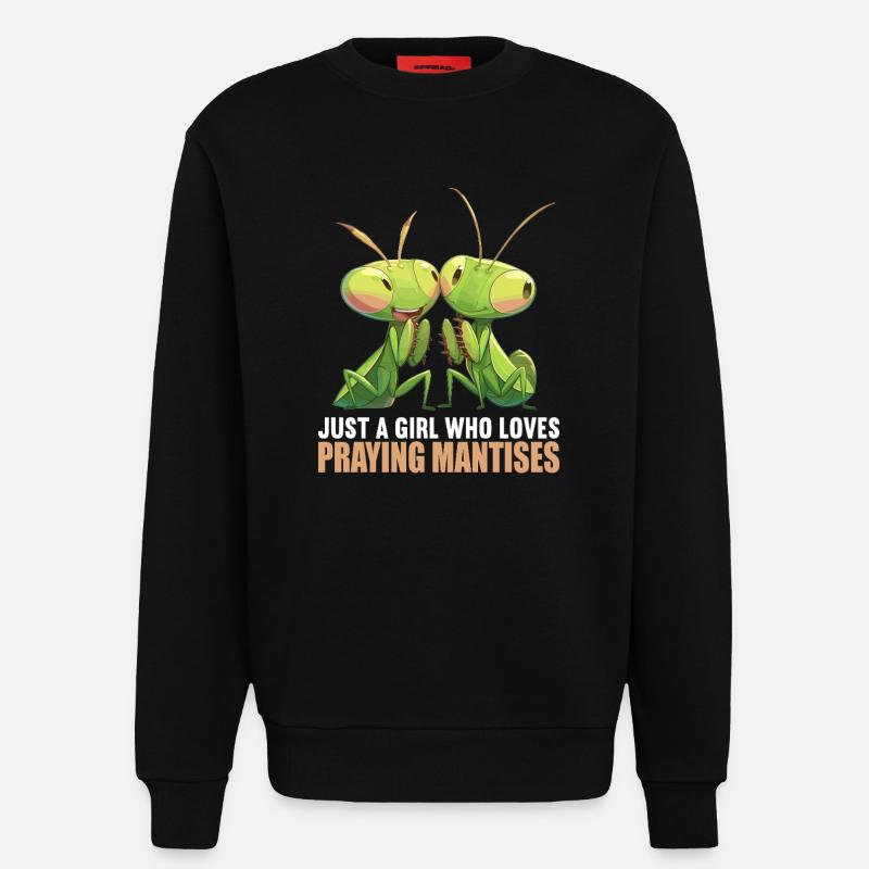 Gottesanbeterinnen Gottesanbeterin - Sweatshirt - made by SPREAD  - SOLID BLACK
