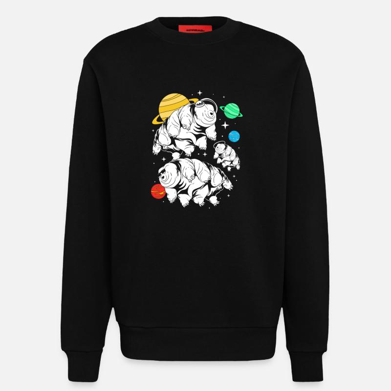 Tardigrade Tardigrades Bärtierchen Wasserbär - Sweatshirt - made by SPREAD  - SOLID BLACK