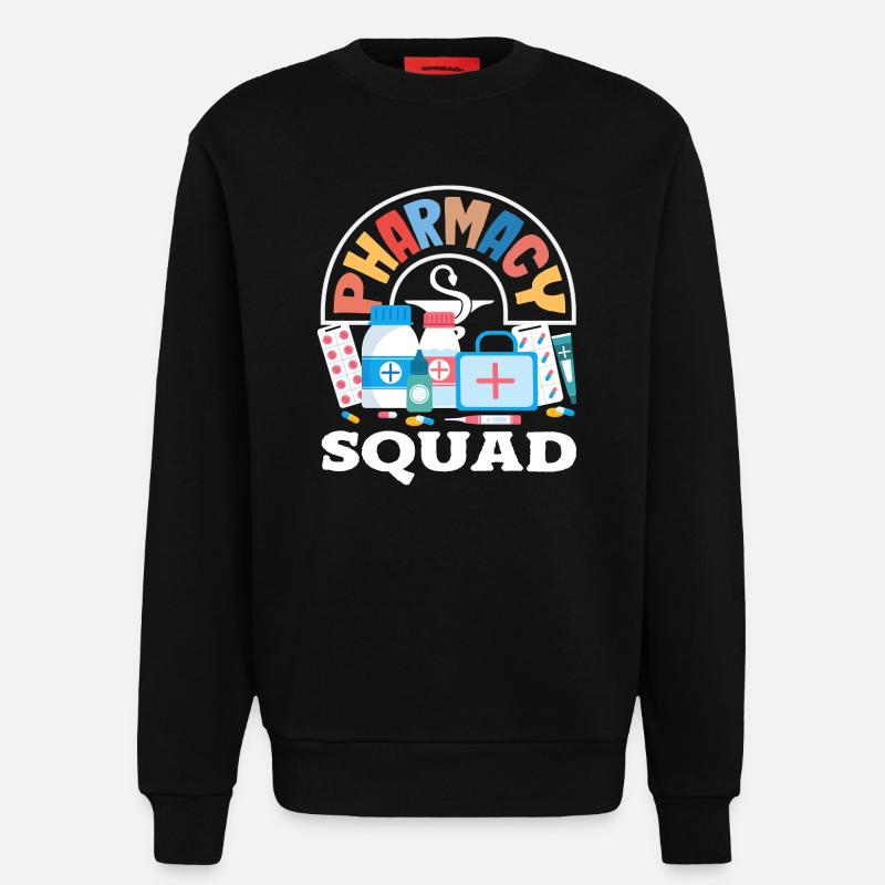 Apotheker Pharmazeutisch-technischer - Sweatshirt - made by SPREAD  - SOLID BLACK