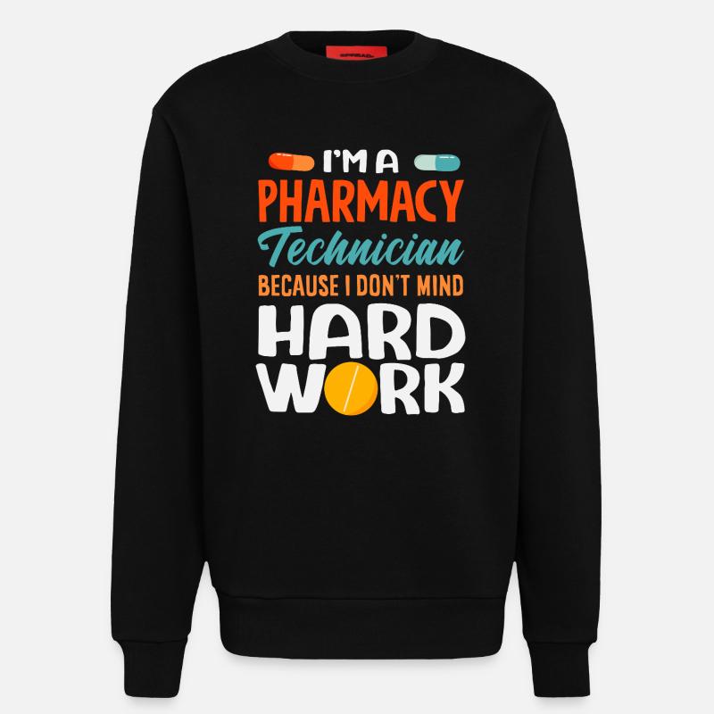 Apotheker Pharmazeutisch-technischer - Sweatshirt - made by SPREAD  - SOLID BLACK