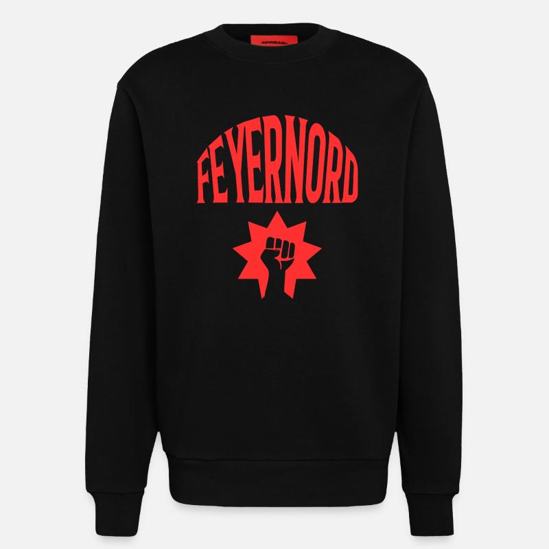 Feyernord - Sweatshirt - made by SPREAD  - SOLID BLACK