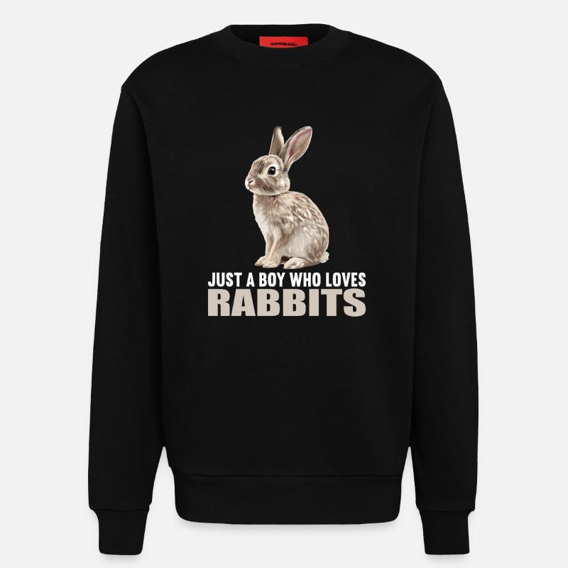 Hasen Hase - Sweatshirt - made by SPREAD - SOLID BLACK