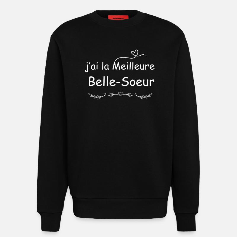 Beste Schwägerin Tee - Sweatshirt - made by SPREAD  - SOLID BLACK