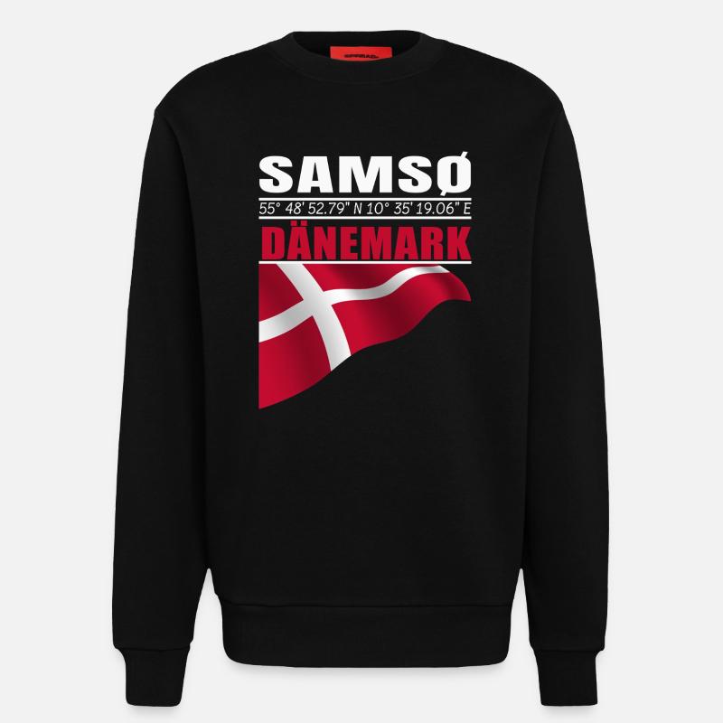 Samsø - Sweatshirt - made by SPREAD  - SOLID BLACK