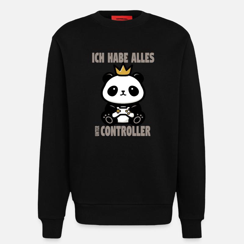 I have everything under controller - Sweatshirt - made by SPREAD  - SOLID BLACK