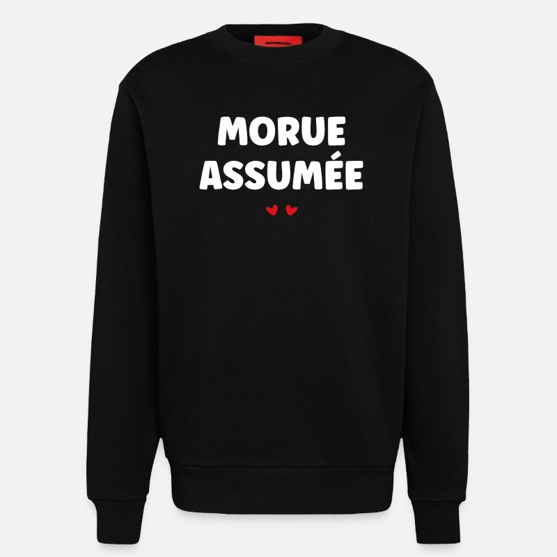 Cod assumed - Sweatshirt - made by SPREAD  - SOLID BLACK