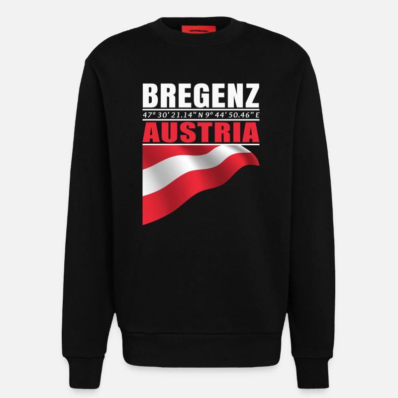 Bregenz - Sweatshirt - made by SPREAD  - SOLID BLACK