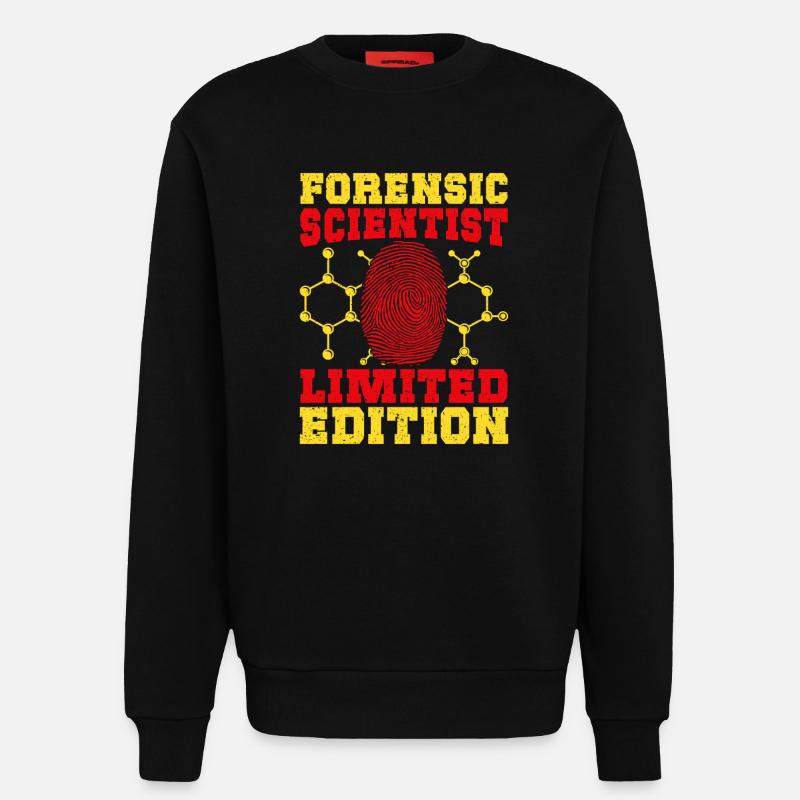Forensic Science Major Limited Edition Forensics - Sweatshirt - made by SPREAD - SOLID BLACK