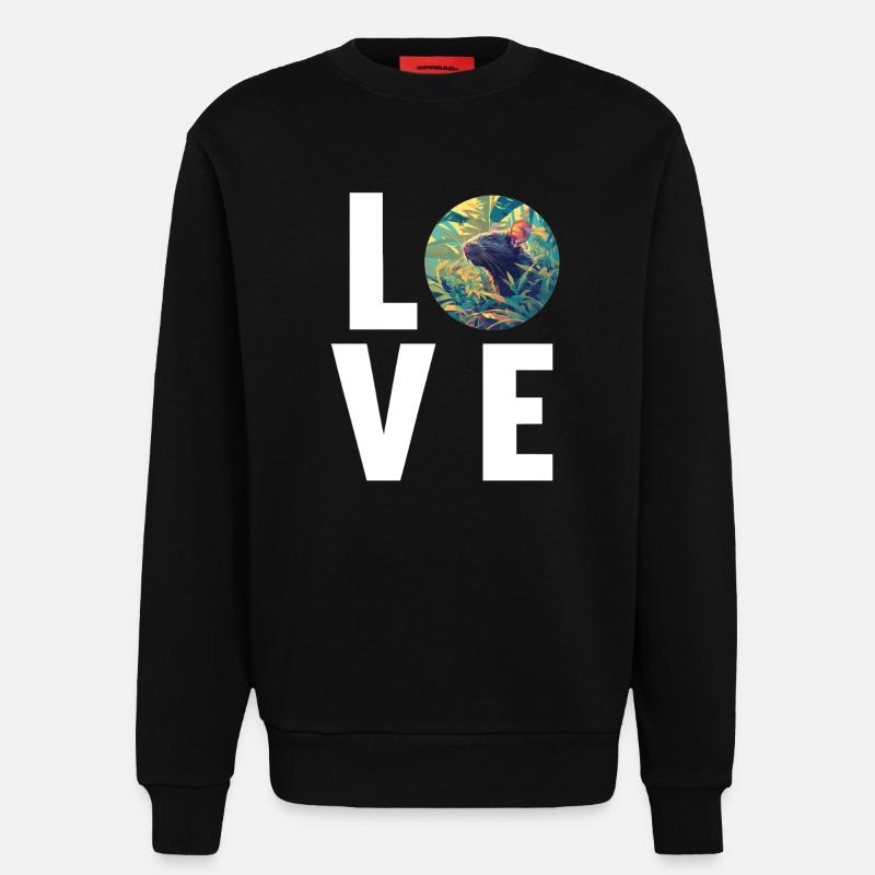 Ratten Ratte - Sweatshirt - made by SPREAD  - SOLID BLACK