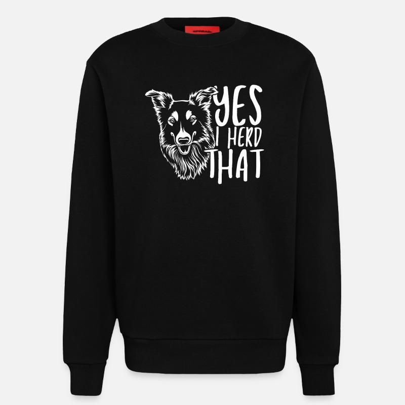 Sudenpää käsinkirjoitetulla tekstillä - Organic Relaxed Crew Neck Made in EU - SOLID BLACK