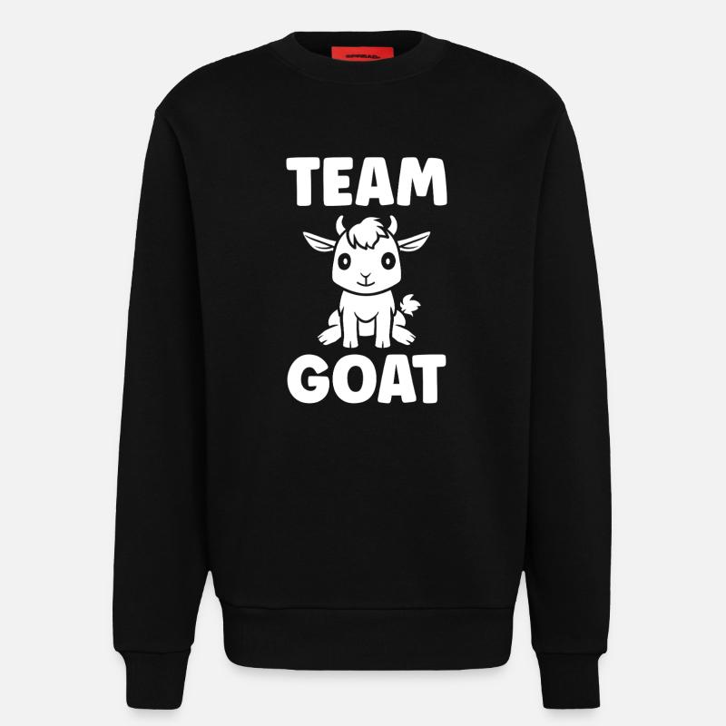 Equipe Cabri Team Goat - Sweatshirt - made by SPREAD  - SOLID BLACK