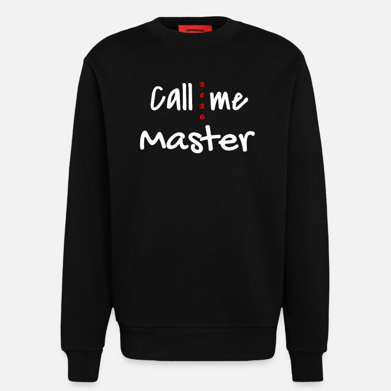 Master 2026 Graduation Graduation - Sweatshirt - made by SPREAD  - SOLID BLACK