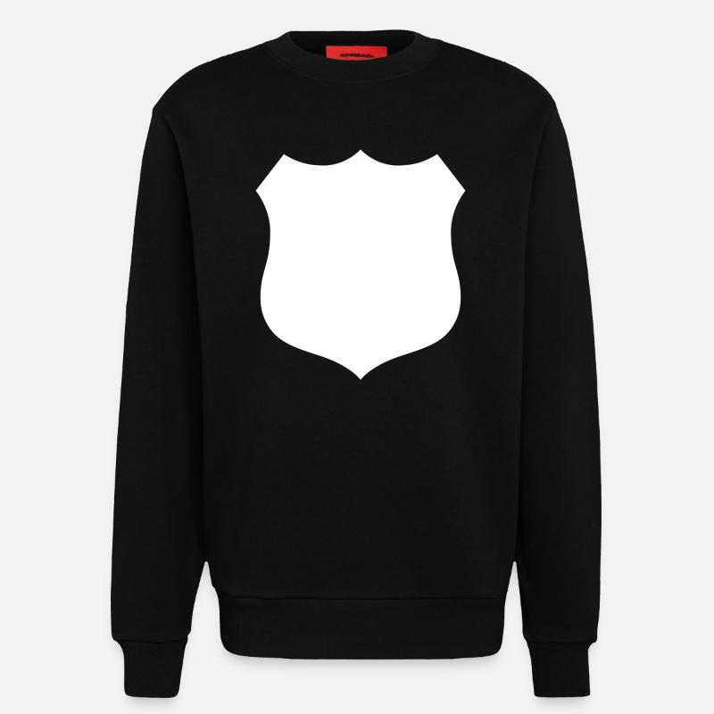 Schild - Sweatshirt - made by SPREAD  - SOLID BLACK