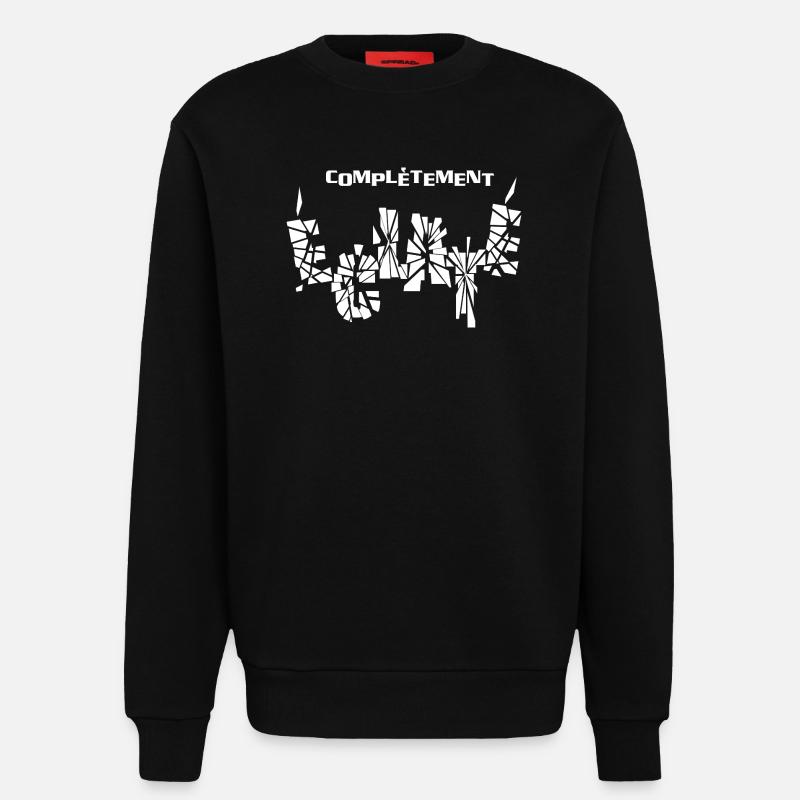 KOMPLETT EXPLODIERT! - Sweatshirt - made by SPREAD  - SOLID BLACK
