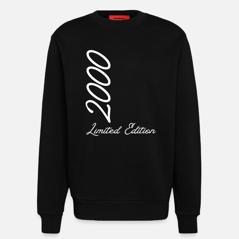 2000 Millennium Limited Edition - Sweatshirt - made by SPREAD  - SOLID BLACK