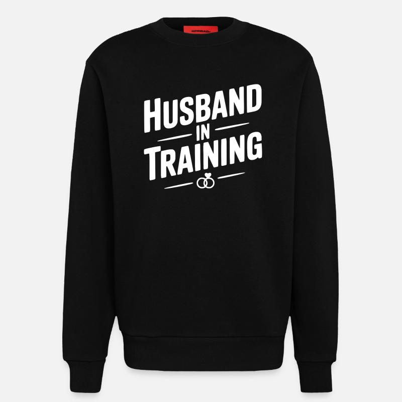 Ehemann in Ausbildung - Sweatshirt - made by SPREAD - SOLID BLACK