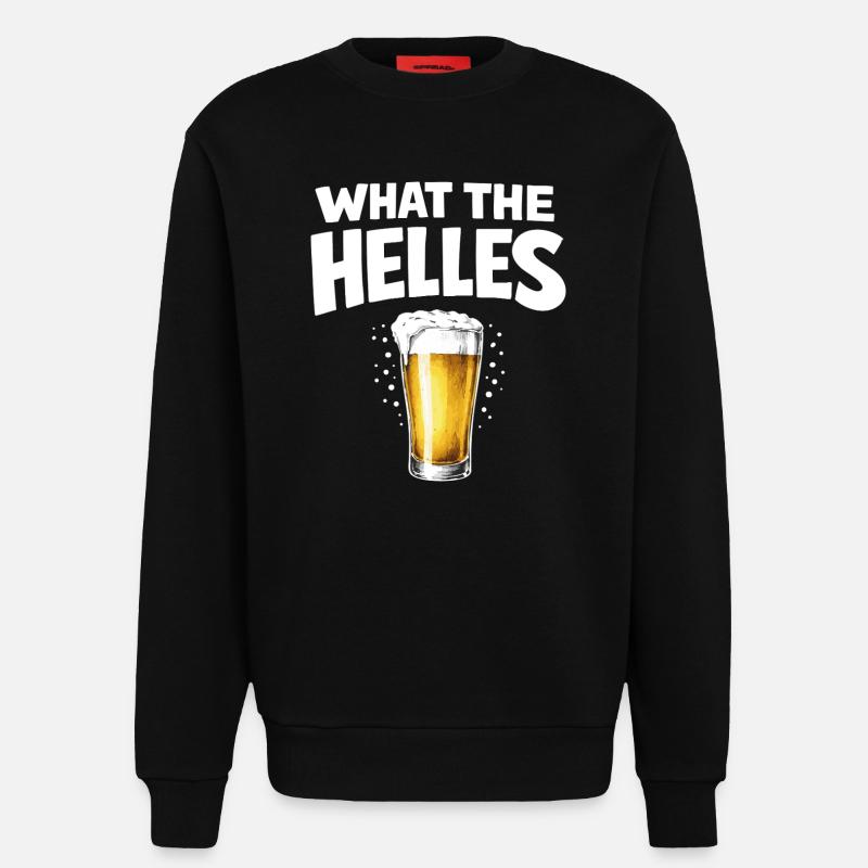 Qu’est-ce que c’est que ça - Sweat bio décontracté fabriqué en UE - SOLID BLACK