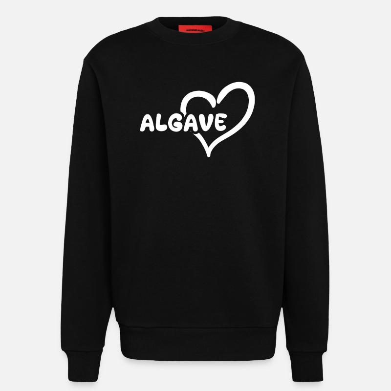 Urlaub Algave - Sweatshirt - made by SPREAD - SOLID BLACK