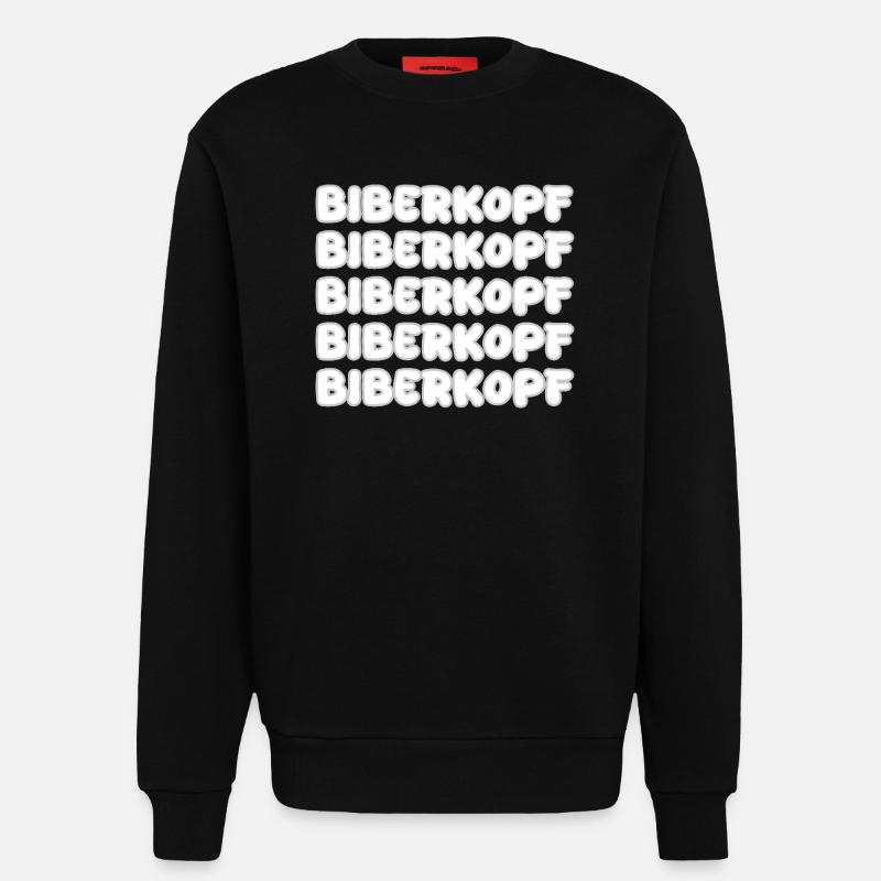 Gift for Beaverhead - Sweatshirt - made by SPREAD  - SOLID BLACK