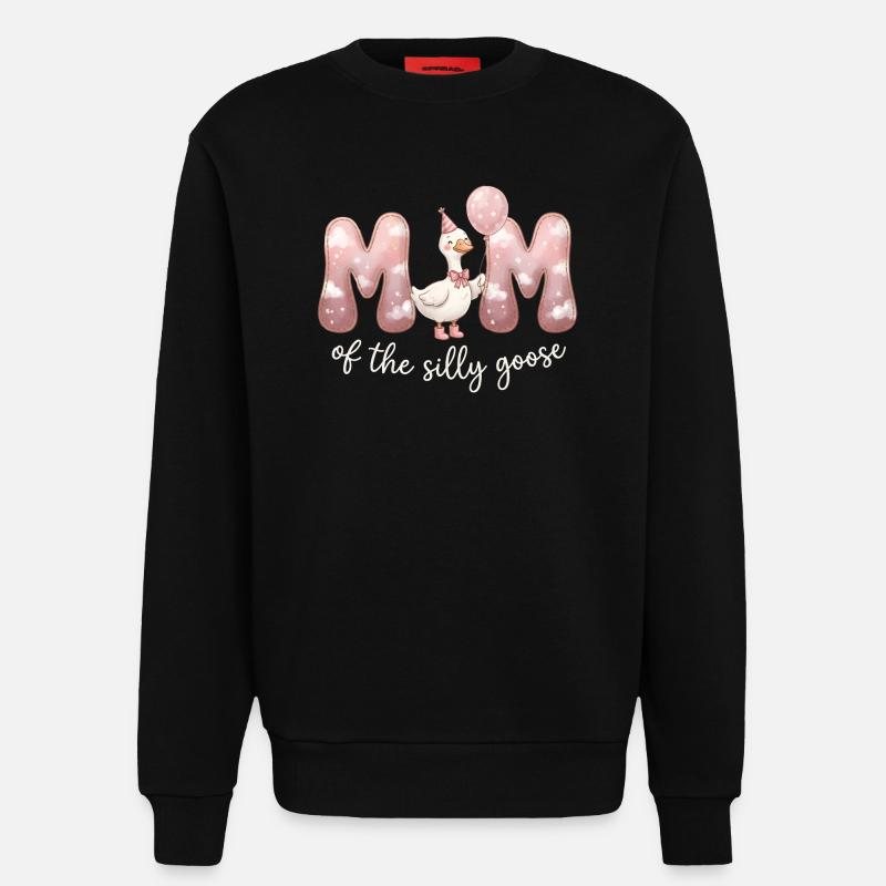 Mutter der Dummen Gans - Sweatshirt - made by SPREAD  - SOLID BLACK