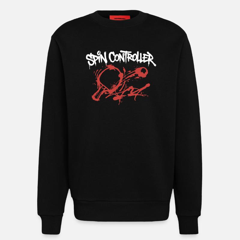Spin Controller Graffiti - Sweatshirt - made by SPREAD  - SOLID BLACK