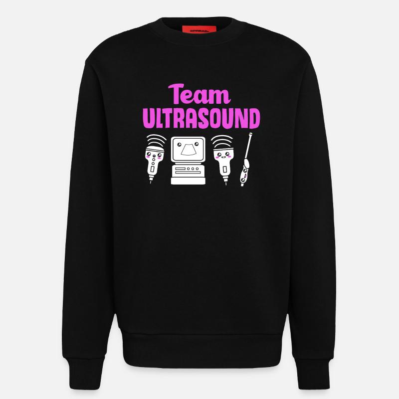 Ultraschall Techniker Ultraschalltechniker - Sweatshirt - made by SPREAD  - SOLID BLACK