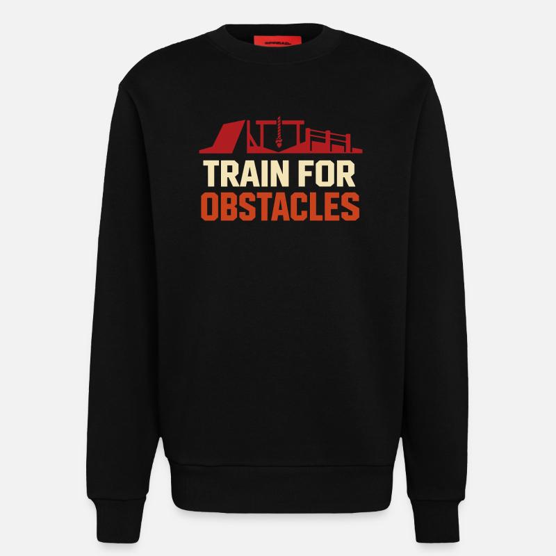 Obstacle Course Racer Obstacle Course Ocr - Sweatshirt - made by SPREAD  - SOLID BLACK