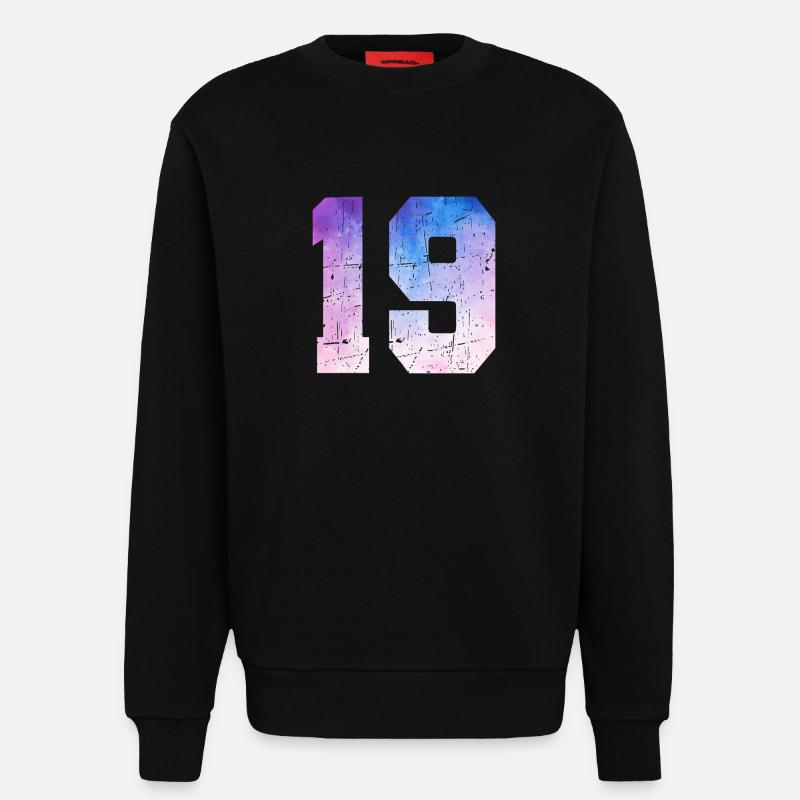 Issue 19 – 19th Anniversary Gift - Sweatshirt - made by SPREAD  - SOLID BLACK