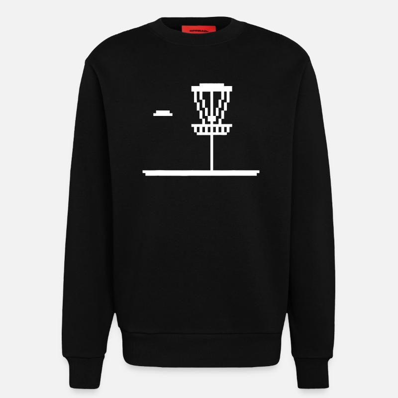 Pixel Leuchtturm-Silhouette - Sweatshirt - made by SPREAD  - SOLID BLACK