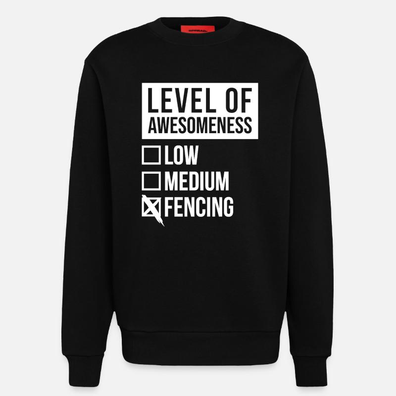 Fechten - Sweatshirt - made by SPREAD  - SOLID BLACK