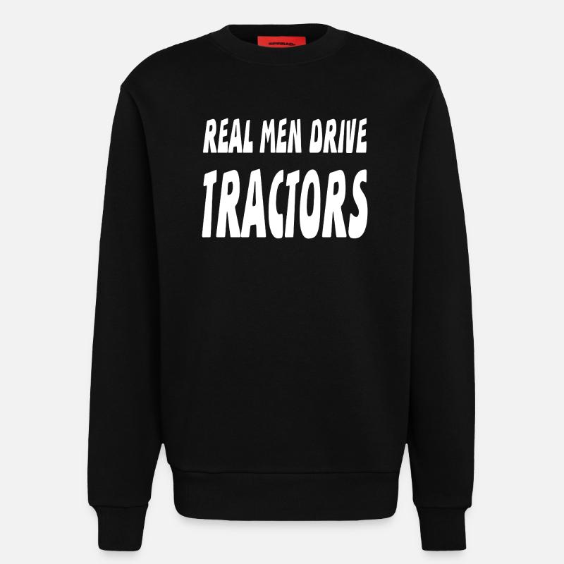 Traktor - Sweatshirt - made by SPREAD  - SOLID BLACK