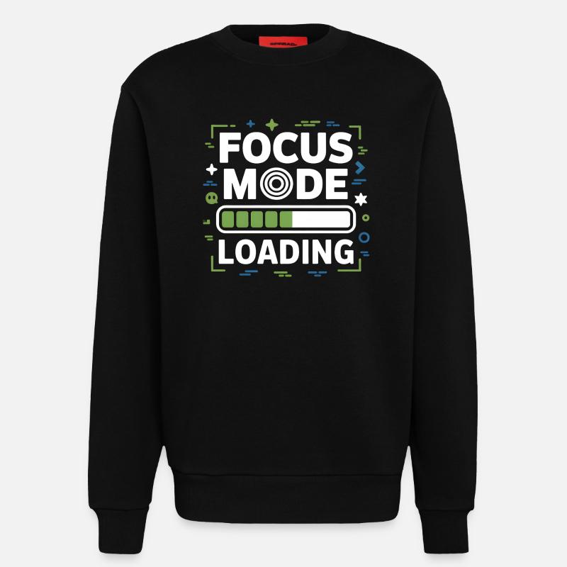 Focus Mode Loading ADHS Chaos - Sweatshirt - made by SPREAD  - SOLID BLACK