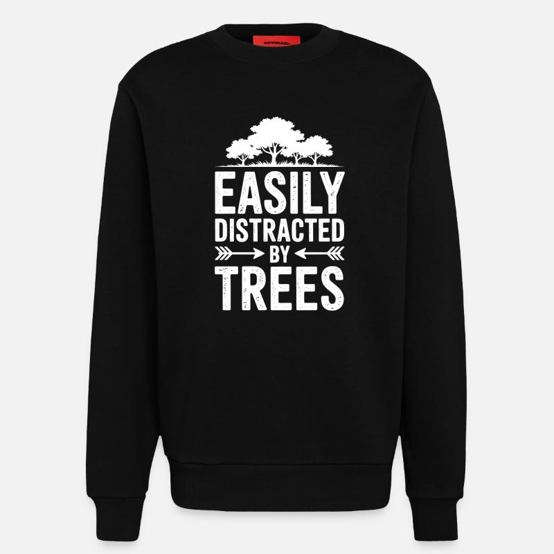 Bäume Sprüche Baum Lustiges Bäume Geschenk - Sweatshirt - made by SPREAD  - SOLID BLACK