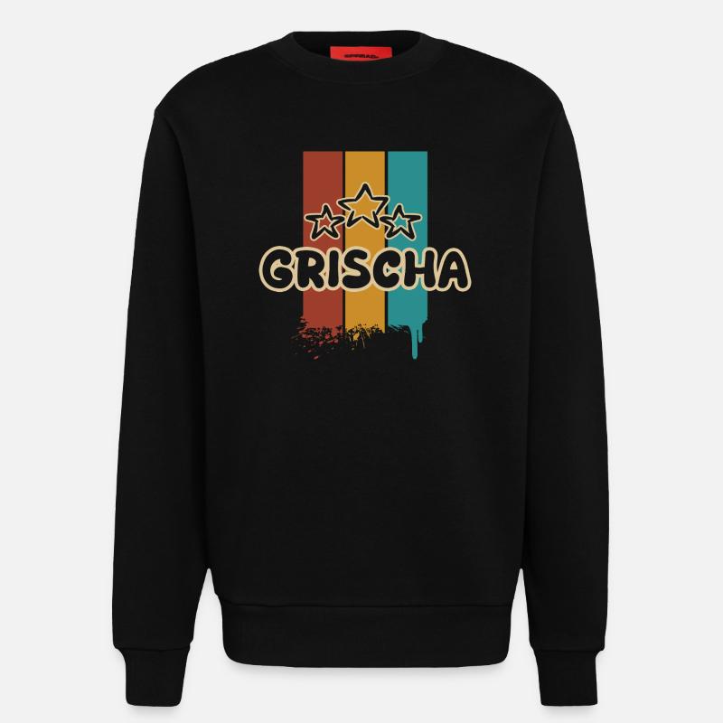 Geschenkidee Grischa - Sweatshirt - made by SPREAD  - SOLID BLACK