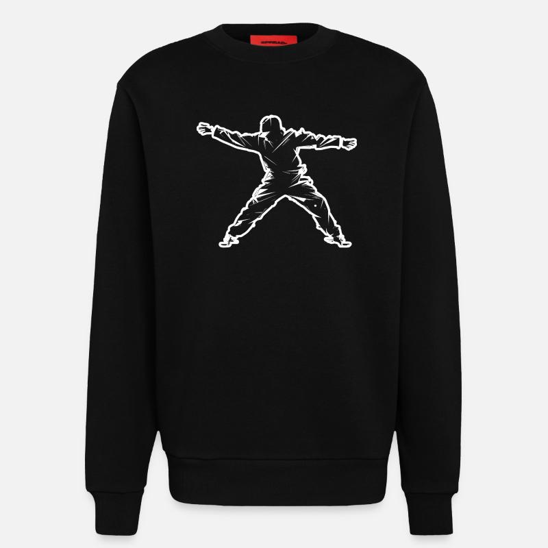 Breakdancer - Sweatshirt - made by SPREAD  - SOLID BLACK