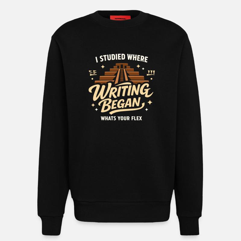 Altes Mesopotamien, Sumerisches - Sweatshirt - made by SPREAD  - SOLID BLACK