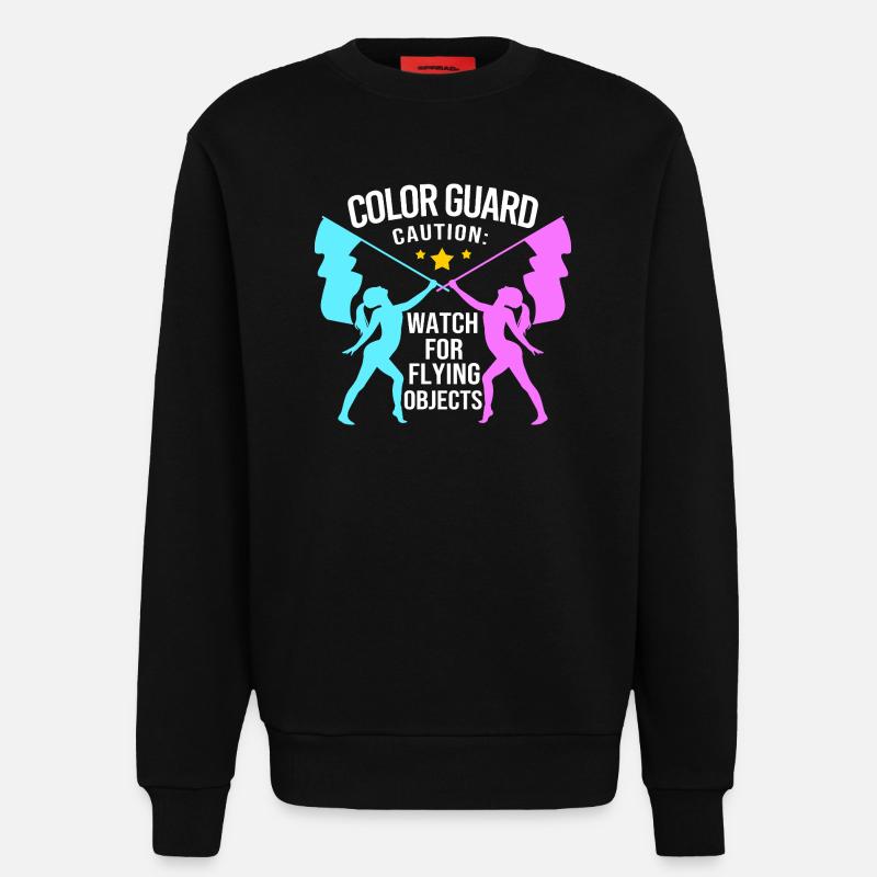Carnaval Drapeau Carnaval agitant des drapeaux - Sweat bio décontracté fabriqué en UE - SOLID BLACK