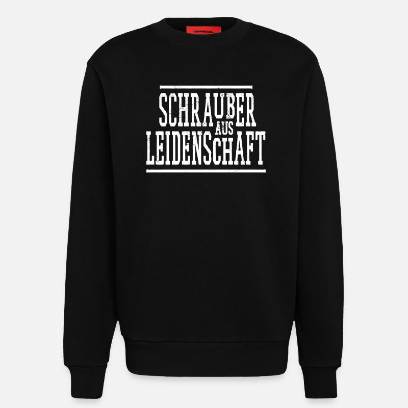 Profi Schrauber - Sweatshirt - made by SPREAD  - SOLID BLACK