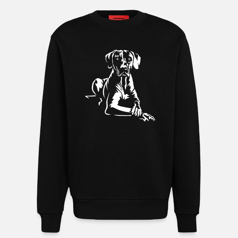 Rhodesian Ridgeback "Black Edition" - Sweatshirt - made by SPREAD - SOLID BLACK