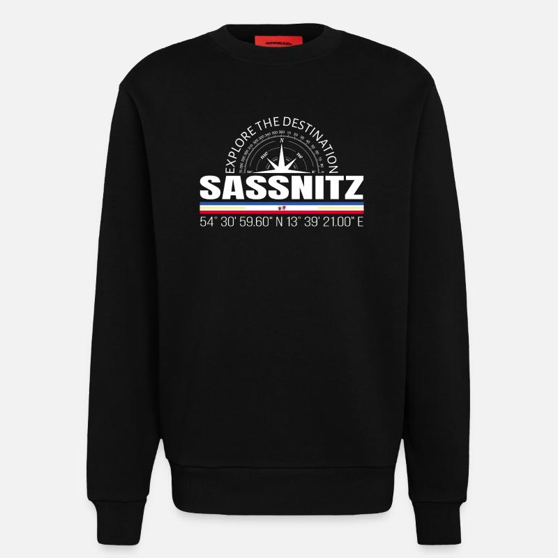 Sassnitz - Sweatshirt - made by SPREAD - SOLID BLACK