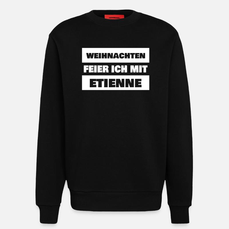 Etienne - Sweatshirt - made by SPREAD  - SOLID BLACK