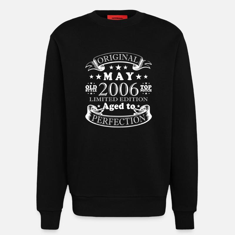 Original May 2006 Limited Edition - Sweatshirt - made by SPREAD - SOLID BLACK