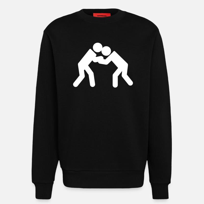 Lutter - Sweat bio décontracté fabriqué en UE - SOLID BLACK