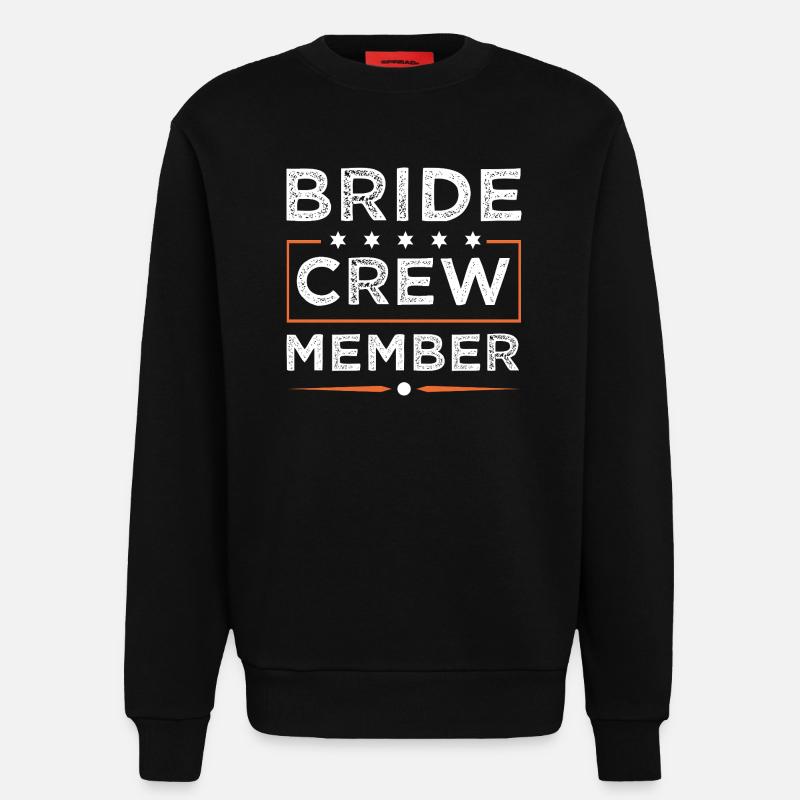 Bride Crew - Sweatshirt - made by SPREAD  - SOLID BLACK