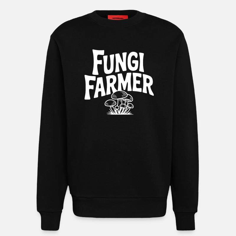 Pilzbauer - Sweatshirt - made by SPREAD - SOLID BLACK