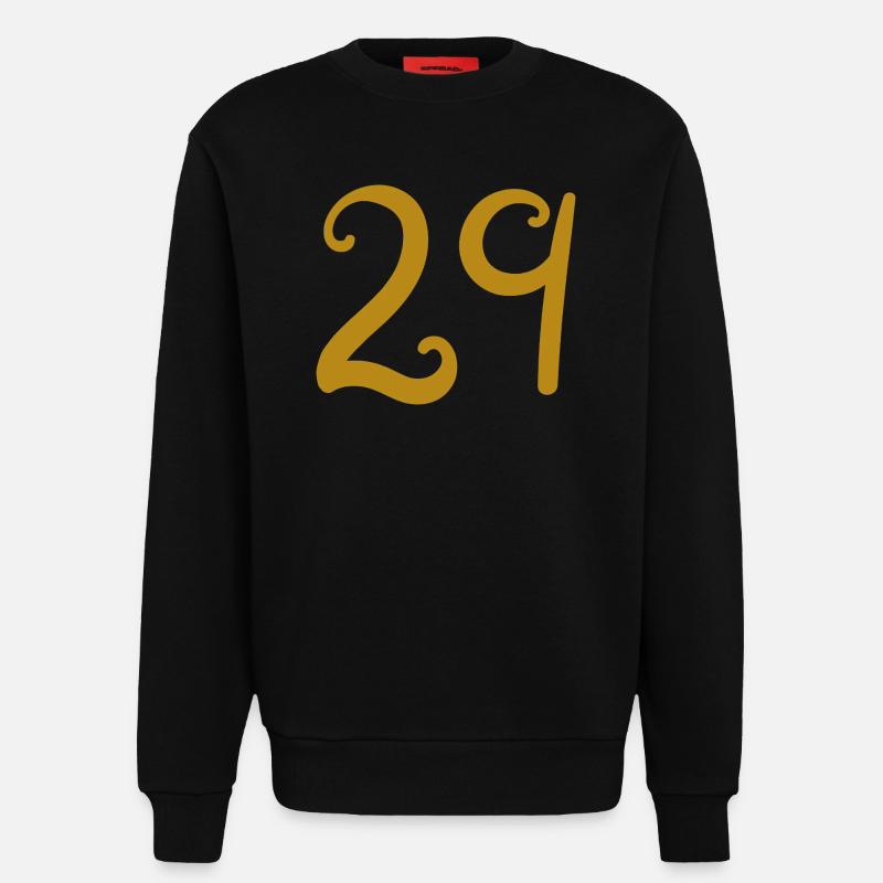 29 - Sweat bio décontracté fabriqué en UE - SOLID BLACK