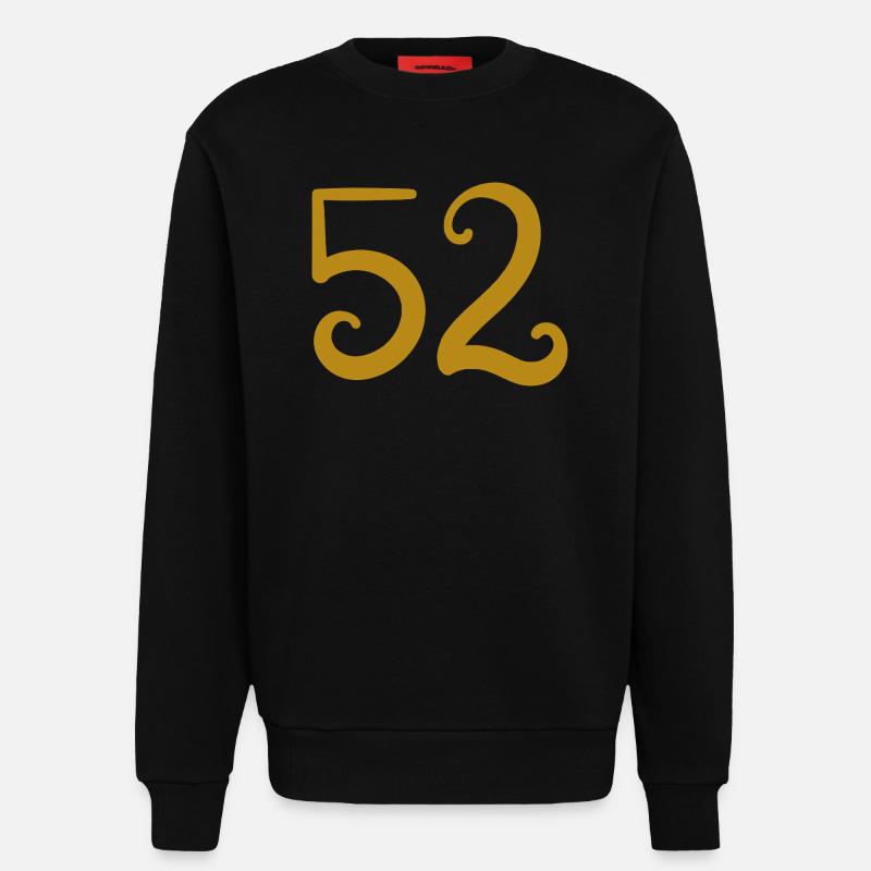 52 - Sweatshirt - made by SPREAD - SOLID BLACK