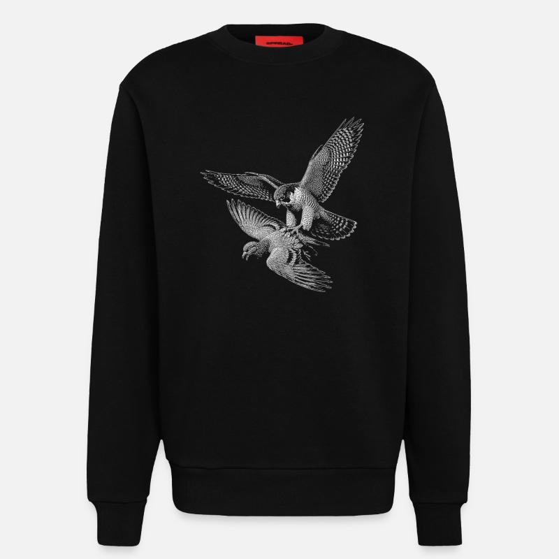 Wanderfalke - Sweatshirt - made by SPREAD  - SOLID BLACK